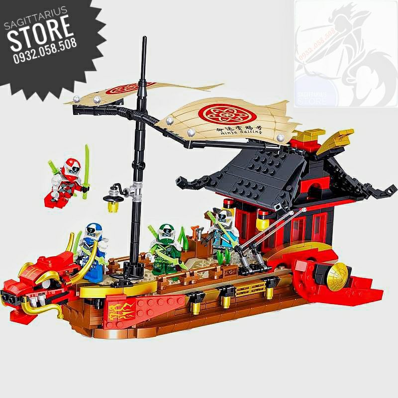 LEGO PRCK 61060 Lắp Ráp Tàu Đầu Rồng Ninjago