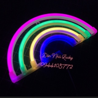 🌈 Đèn neon hình CẦU VỒNG rực rỡ độc đáo 🌈