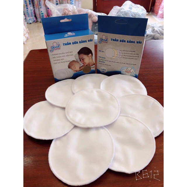 Miếng lót thấm sữa bằng vải GoodMama, hàng cao cấp _ PK38