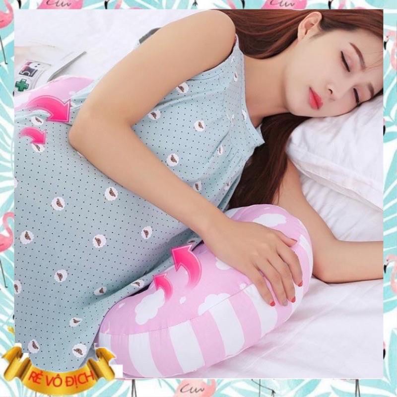 [Hàng cao cấp]Gối bầu cánh tiên hàng loại 1, gối bầu đỡ bụng giảm đau lưng giúp ngủ ngon giấc☘dùng cho bà bầu và bé