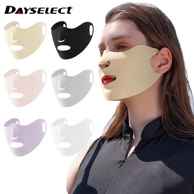 Khẩu trang DAYSELECT chất lụa mát thoáng khí che nắng chống tia UV cho nữ