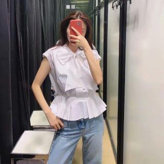Áo Sơ Mi Nữ Thắt Nơ Eo Thời Trang Thanh Lịch