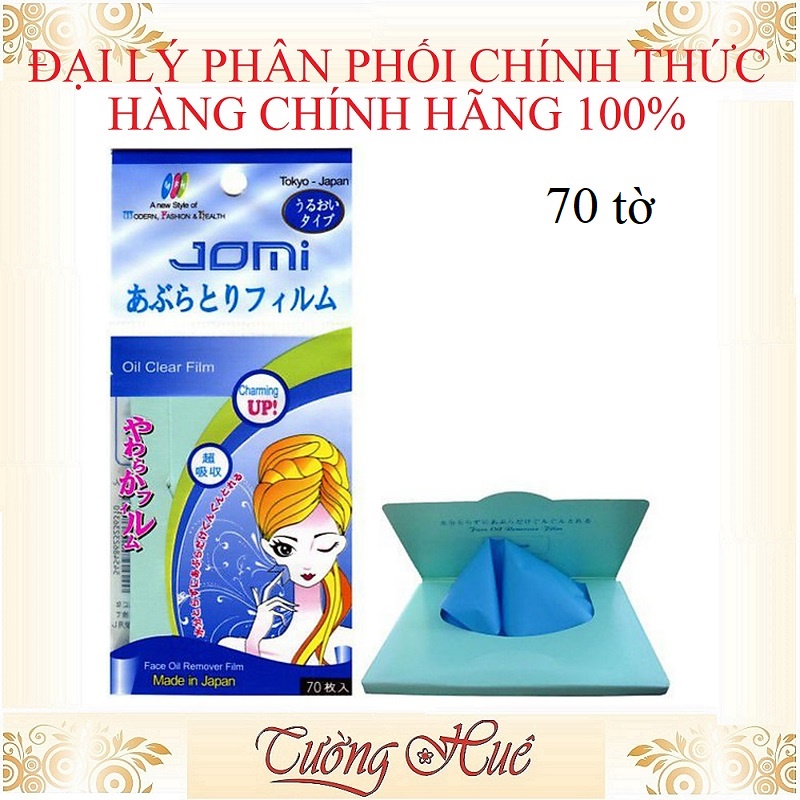 Giấy thấm dầu Nhật JOMI Oil Clear Film - 70 tờ.