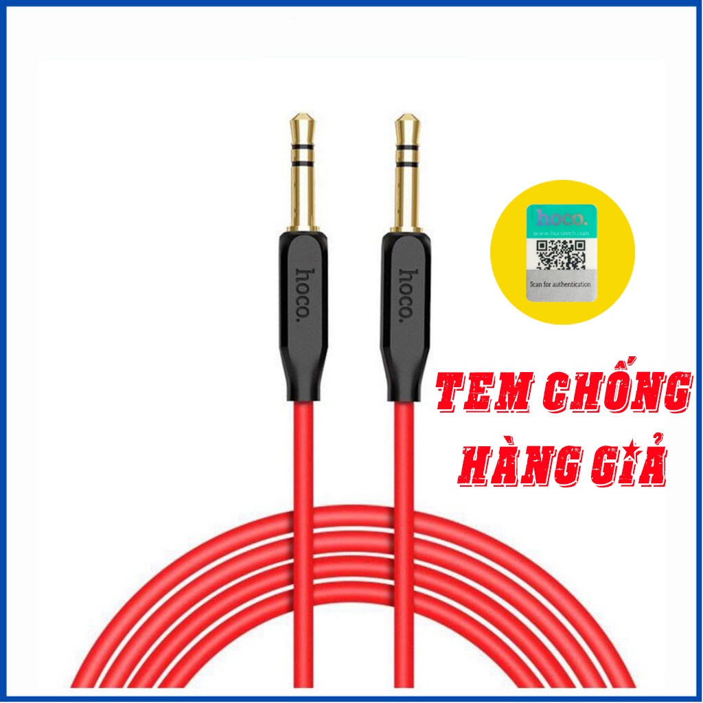 Cáp 2 Đầu 3.5 🔴FREESHIP🔴 Jack âm thanh 3 5 Hoco cao cấp UPA11 truyền âm thanh chân thực không bị nhiễu tạp âm
