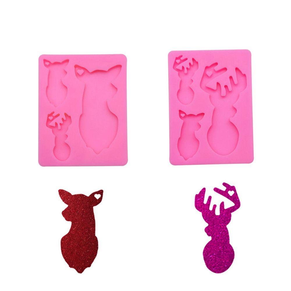 Khuôn Silicone Làm Móc Khóa Trang Trí Giáng Sinh