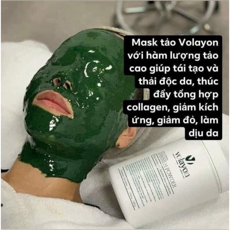 Mặt nạ bột tảo xoắn volayon Hàn quốc