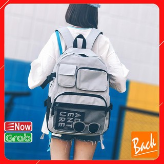 Balo nữ 🍒 balo nam đi học nhiều ngăn đựng tiện dụng BX509