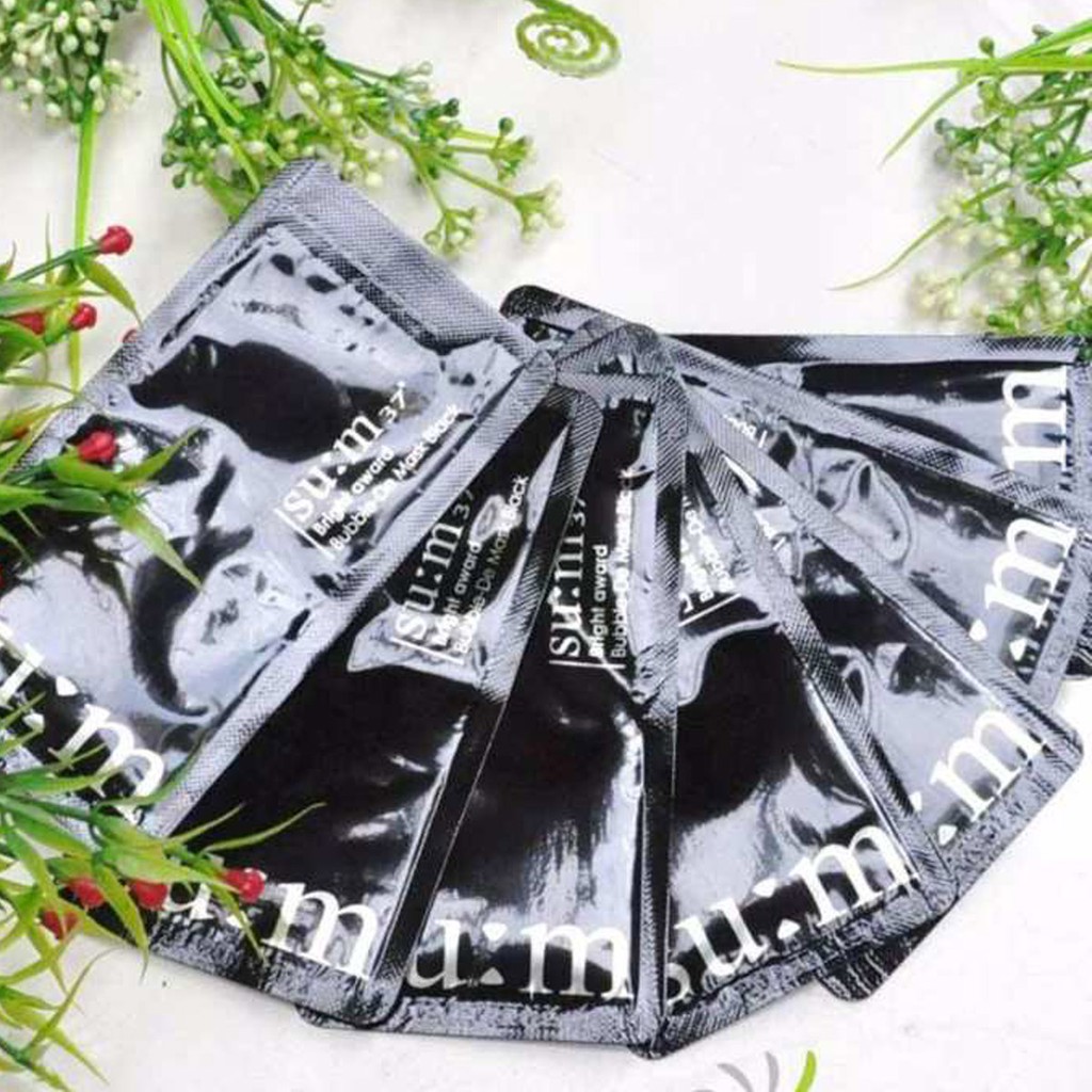 Miếng Mặt nạ thải độc da sủi bọt Sum 37 | Thế Giới Skin Care