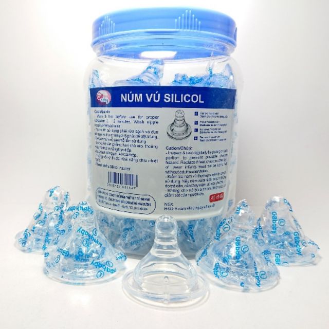 Núm ti bình cổ rộng GB Baby