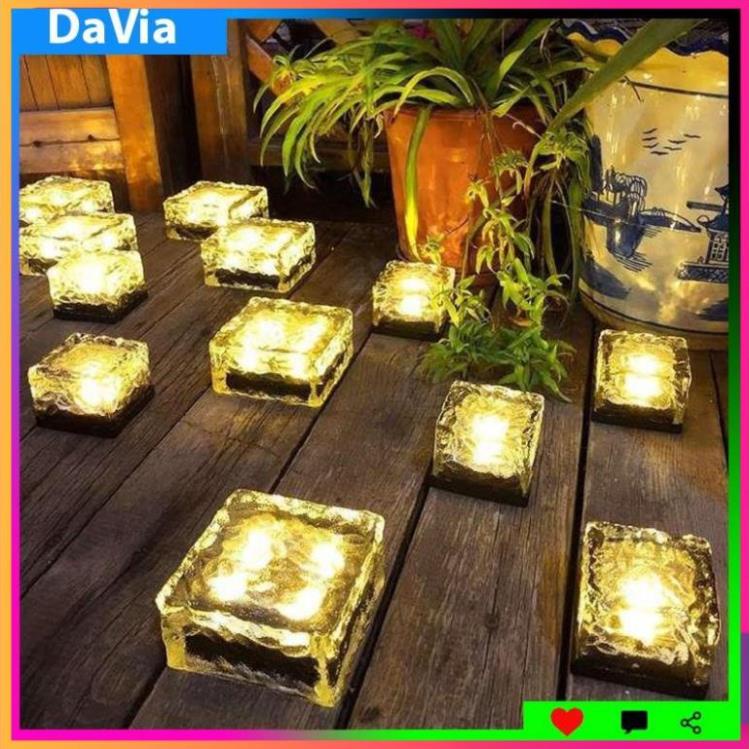 Đèn viên đá Năng lượng mặt trời - Trang trí sân vườn GD0057