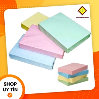 Giấy Ford A4 Thái Lan màu 70 gsm 80gsm giấy màu a4 đủ 4 màu Xanh lá Xanh dương Vàng Hồng CAM KẾT CHẤT LƯỢNG