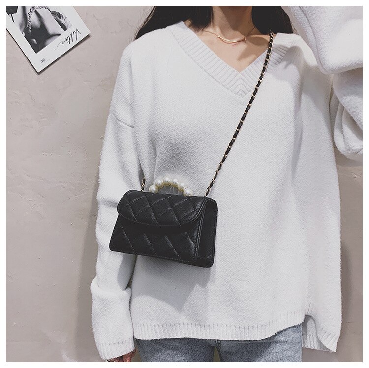 Túi JASMIN NOIR họa tiết ca rô thanh lịch trẻ trung cho nữ