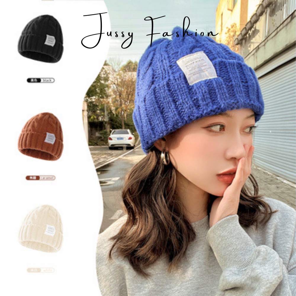Mũ Len Dệt Kim Hàn Quốc Jussy Offcial Chất Len Dày Siêu Ấm Áp 8 Màu Hot Phong Cách Vinatge