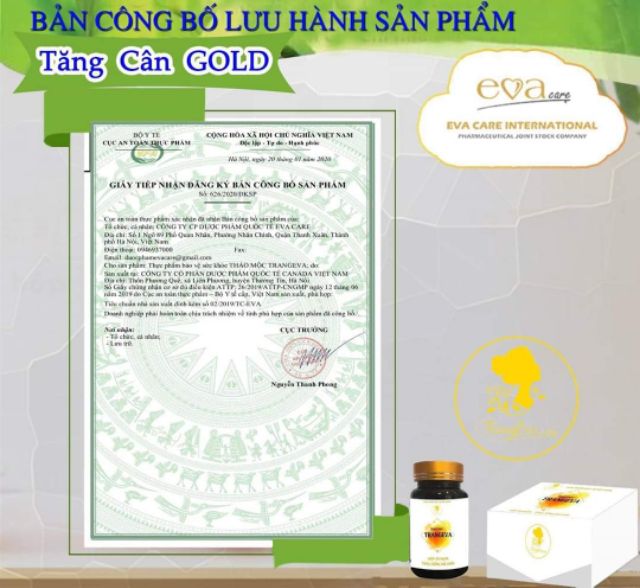 Thảo Mộc Tăng cân TrangEva [Tăng 2-5kg sau khi sd 1 hộp]