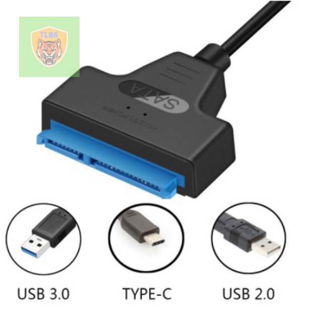 Dây Cáp Chuyển Đổi Kết Nối Ổ Cứng HDD Từ USB 3.0 Sang Sata 22 Pin 2.5 inch .