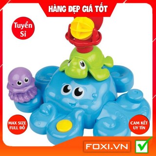 Đồ chơi nhà tắm cho bé - tháp xếp chồng bạch tuộc phun nước vui nhộn-Phát triển tư duy logic- kỹ năng cho bé