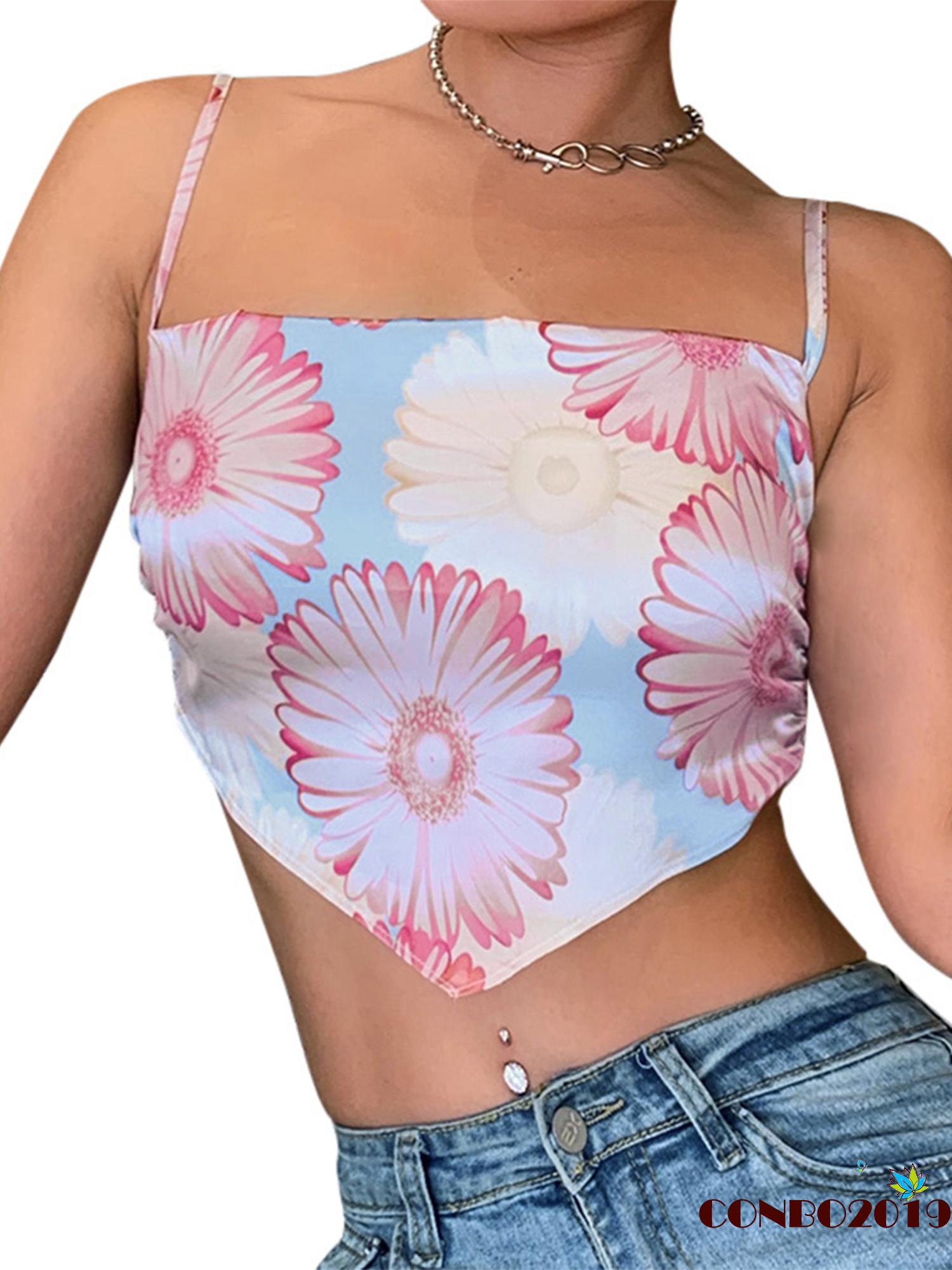 Áo Nữ Không Tay Họa Tiết Hoa Thời Trang Quyến Rũ | BigBuy360 - bigbuy360.vn