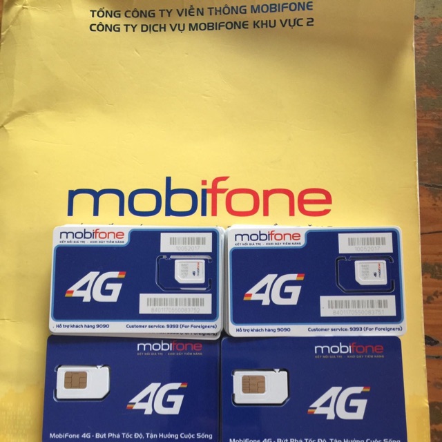 Sim 4g mobifone tốc độ cao. Sử dụng miễn phí 1 năm. Mỗi tháng đc 4G sử dụng 3g tốc độ cao. Hết 4G vẫn sử dụng lên mạng đ
