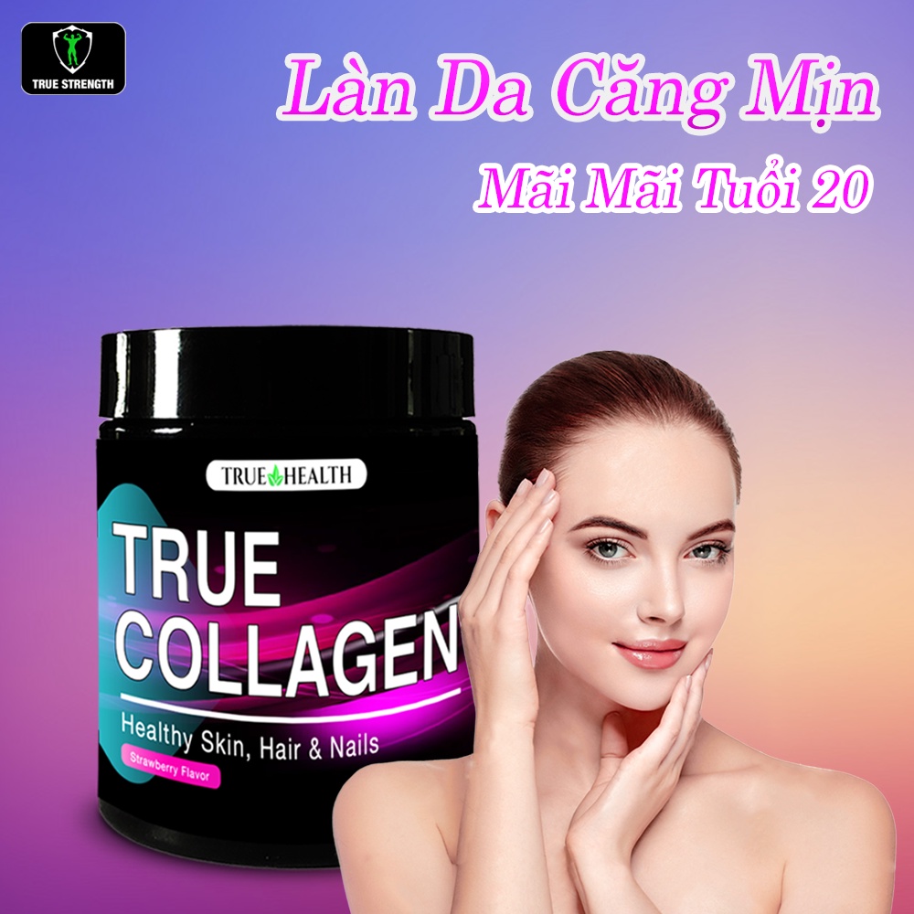 True Collagen Làm Đẹp Da, Săn Chắc, Căng Mịn và Ngăn Ngừa Lão Hóa Da - Lọ 120g (24 lần dùng)