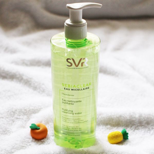 Nước tẩy trang svr giảm mụn cho da dầu nhờn sebiaclear eau micellaire 75ml và 400ml