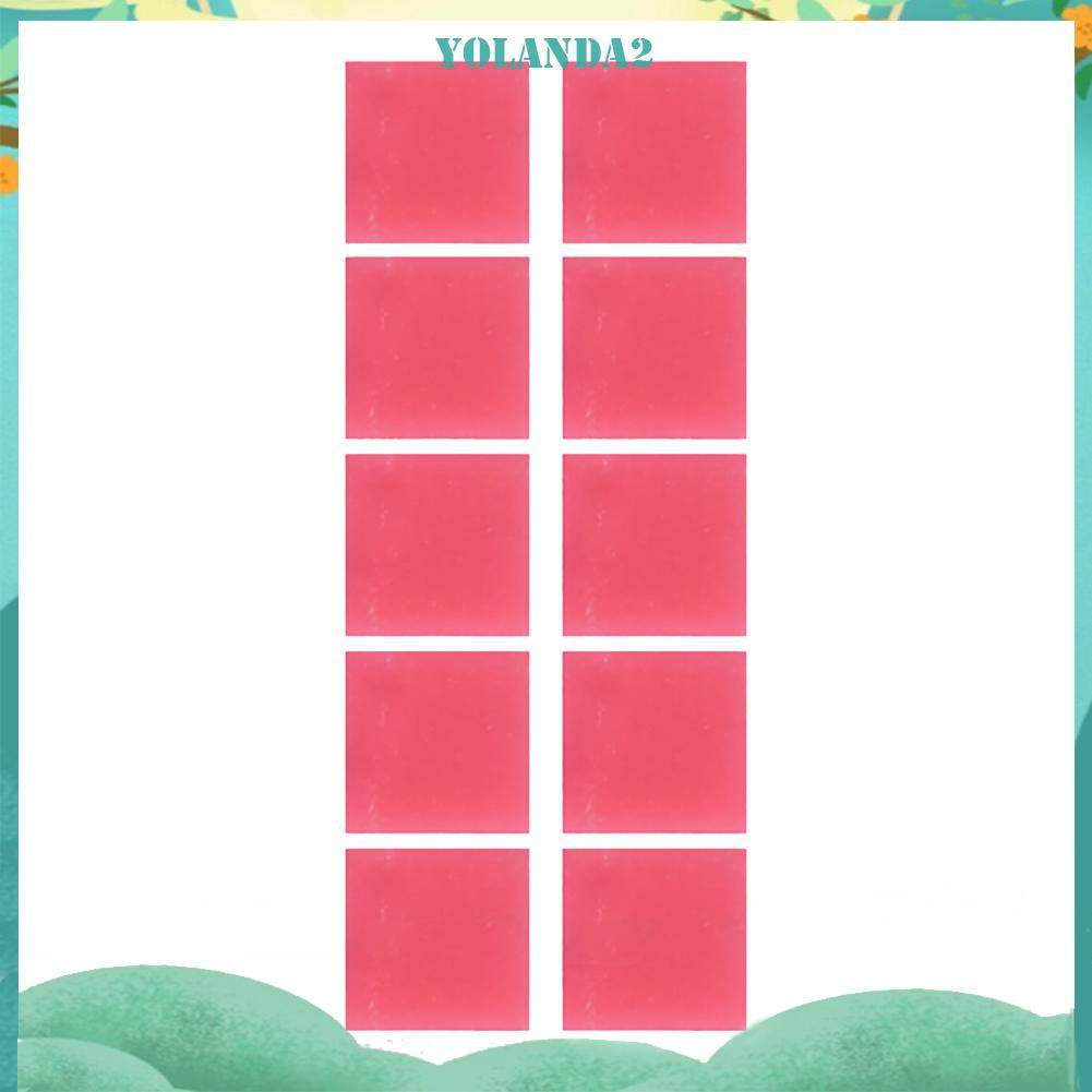 Set 10 Keo Dán Làm Tranh Đính Đá Thủ Công DIY Resin 2x2CM Tiện Lợi