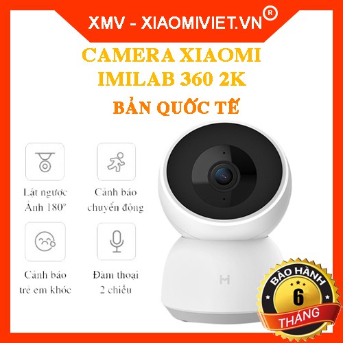 Camera Xiaomi Imilab A1 (2K) - Quay 360 độ | Góc 110 độ - Bản quốc tế - Hàng chính hãng