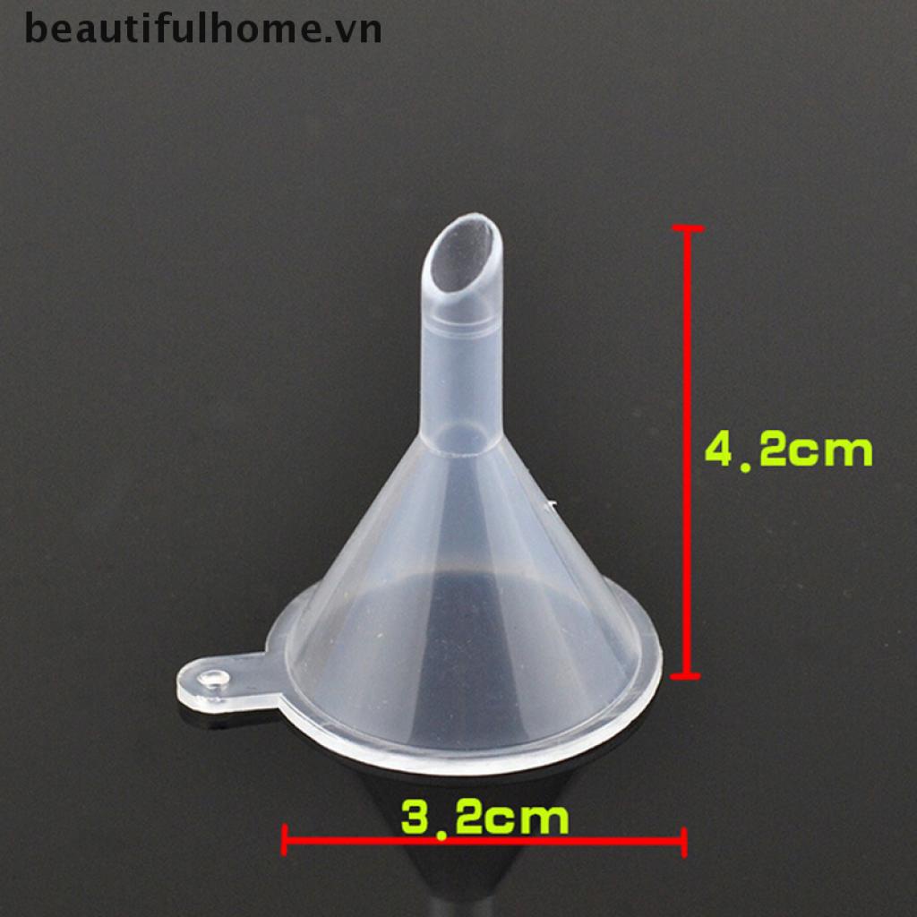 Bộ 10 Phễu Nhựa Mini Dễ Thương Dùng Chiết Xuất Chất Lượng Cao