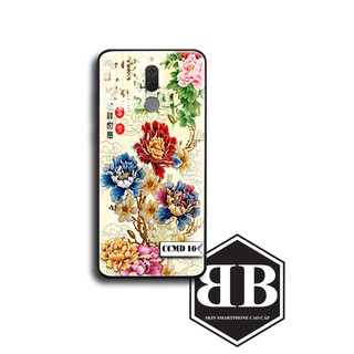 Ốp lưng kính cường lực chim công mẫu đơn cho Huawei Nova 3 / Nova 3i / Nova 3e / Nova 2i