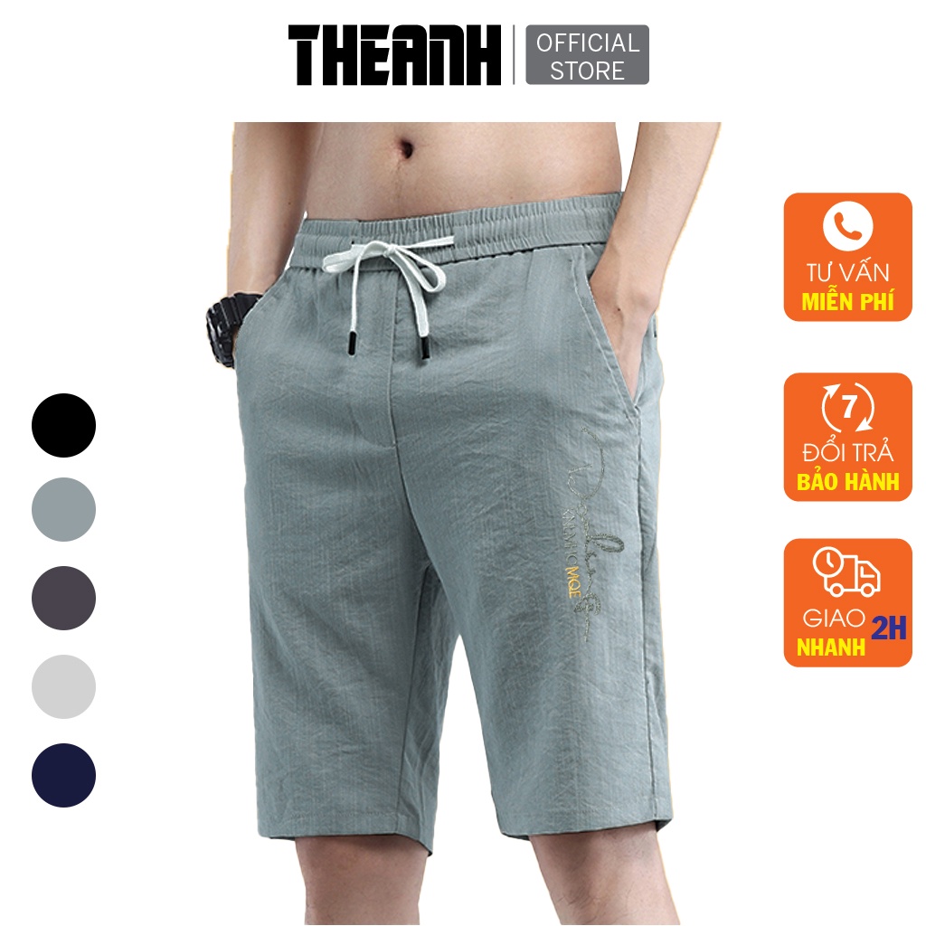 Quần Short Đũi Nam Cao Cấp 5 Màu Siêu Đẹp, Quần đùi nam thể thao mặc nhà TA06