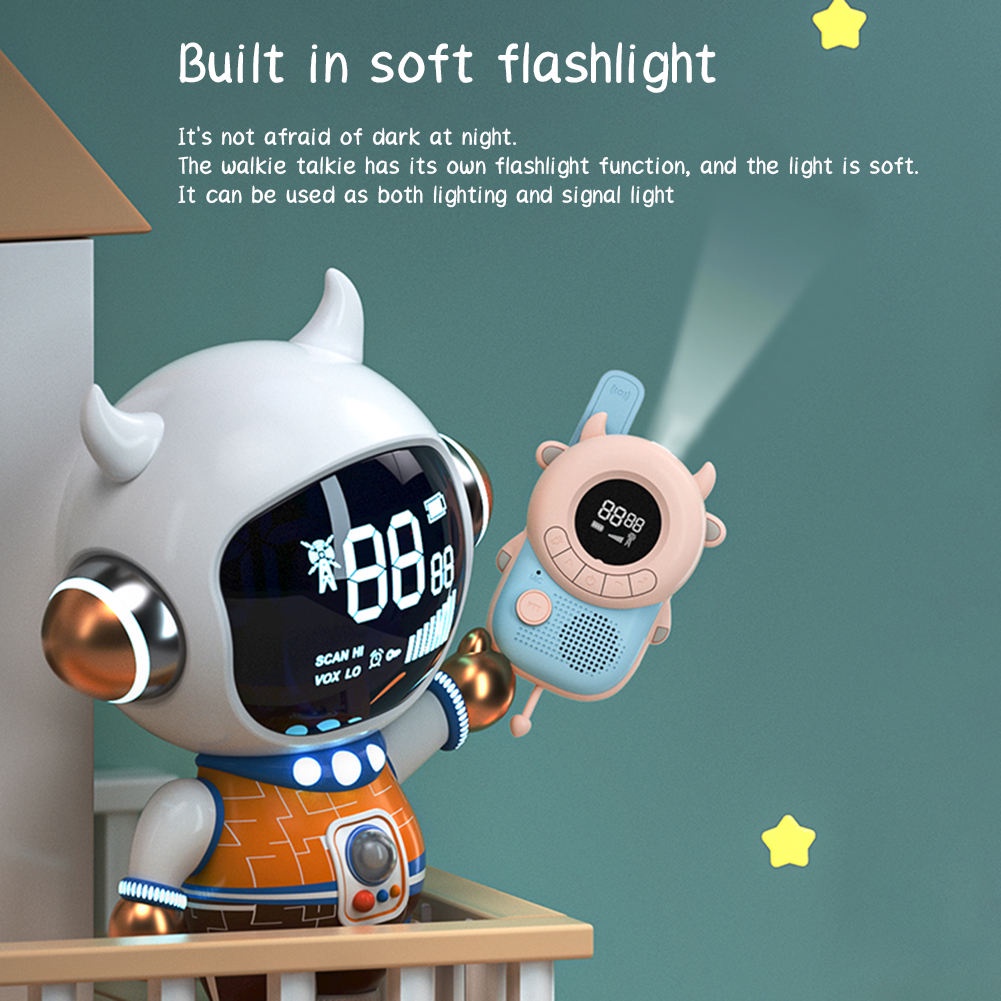 ✨Cổ Phiếu Sẵn Sàng✨ Set 2 Bộ Đàm Hình Động Vật Dễ Thương Cho Bé