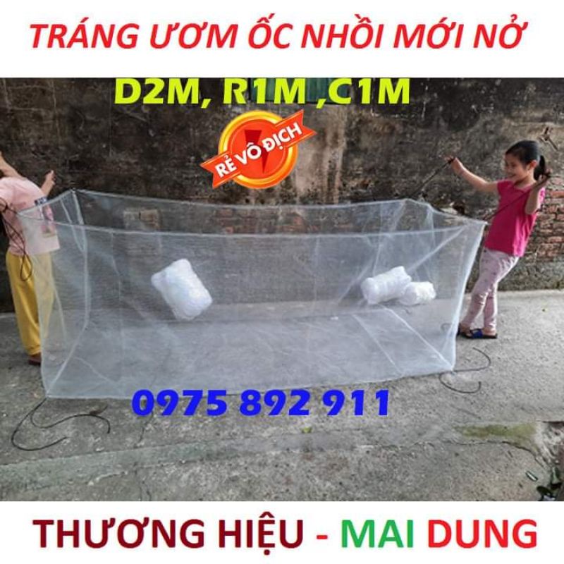 TRÁNG NUÔI ỐC NHỒI - GIÁ SIÊU RẺ
