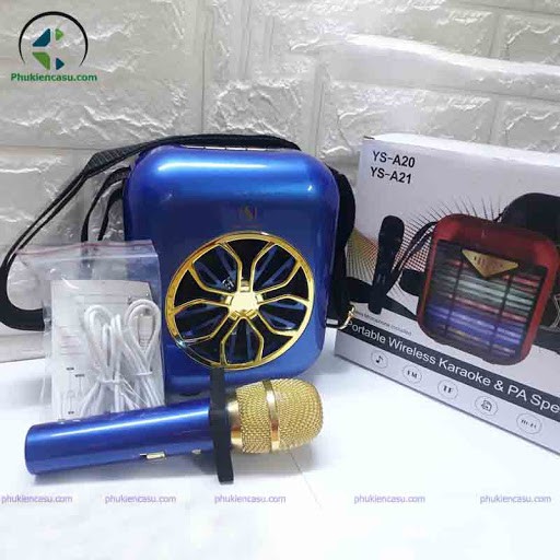 (SIÊU HÓT) Loa KARAOKE không dây bluetooth YSD YS A20, Phân khúc chính hãng YSD,Hỗ trợ hát karaoke,Bán hàng,Trợ giảng