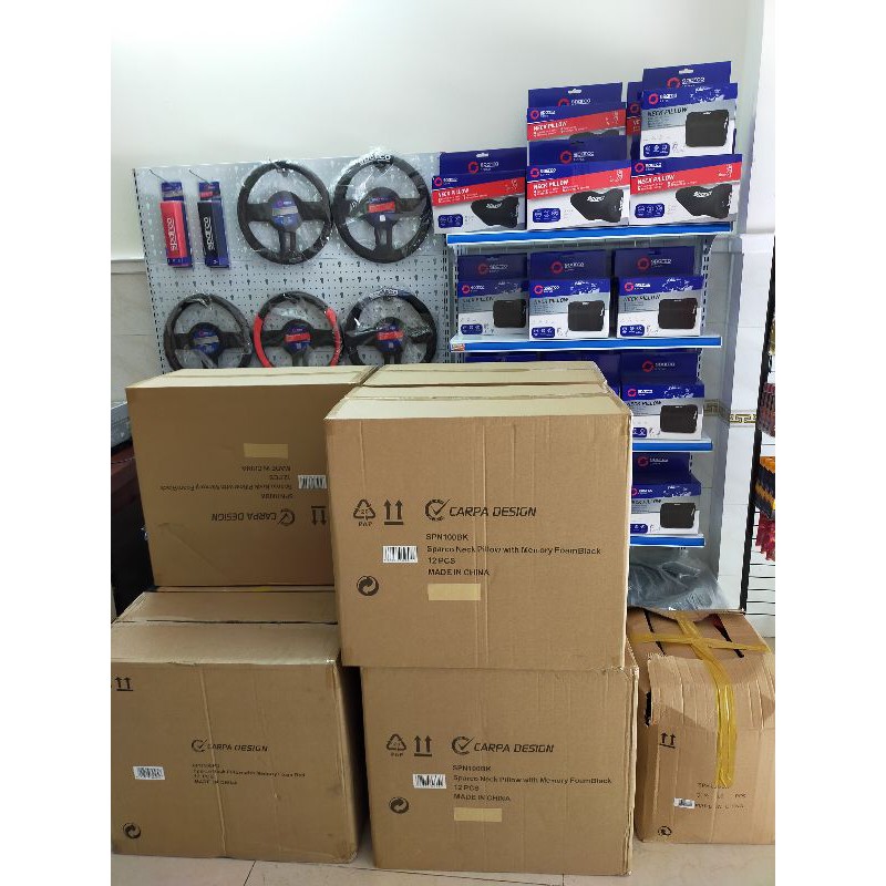 Gối tựa cao su non Sparco SPN 100BK- CHIẾC