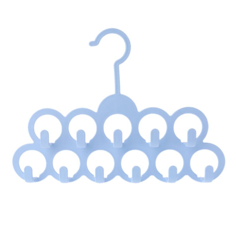 QQ Móc Treo Cà Vạt/Khăn Choàng 11 Lỗ Tiện Dụng