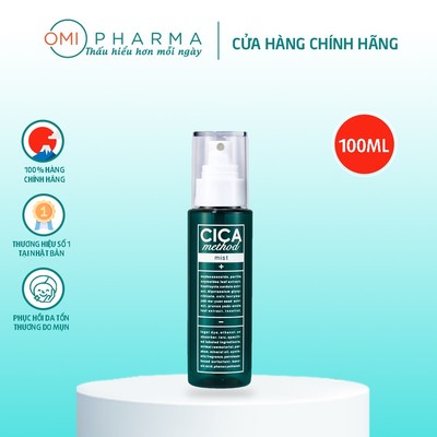 [Date 07/2026] Xịt Phun Sương Dưỡng Ẩm, Giảm Mụn, Ngừa Mụn Và Phục Hồi Da Tổn Thương Do Mụn Cica Method (100ml)
