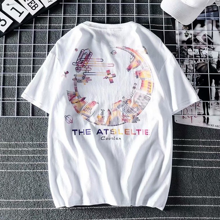 Áo thun tay ngắn gấu trúc form rộng