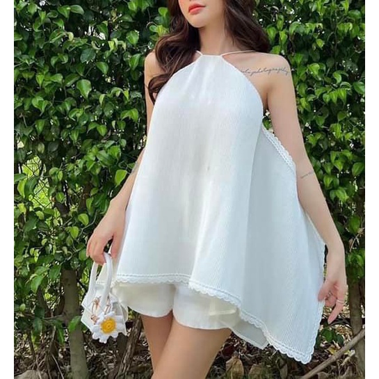 Set yếm dập li ren - short