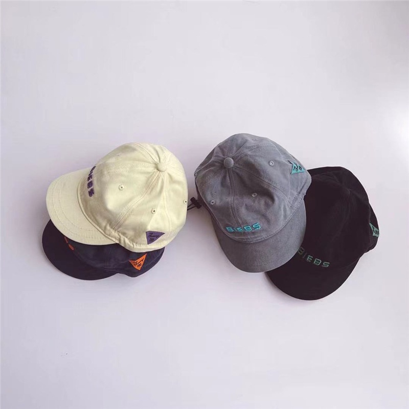 Mũ lưỡi trai LINJW họa tiết thêu phong cách Hàn Quốc thời trang mùa hè 2022