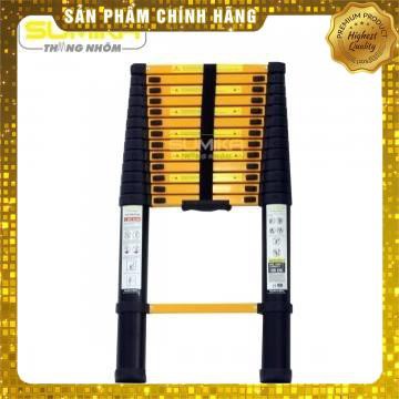 Giảm giá sốc Thang nhôm rút Sumika Nhật Bản chiều cao 3M8 sơn tĩnh điện - Hàng chính Hãng