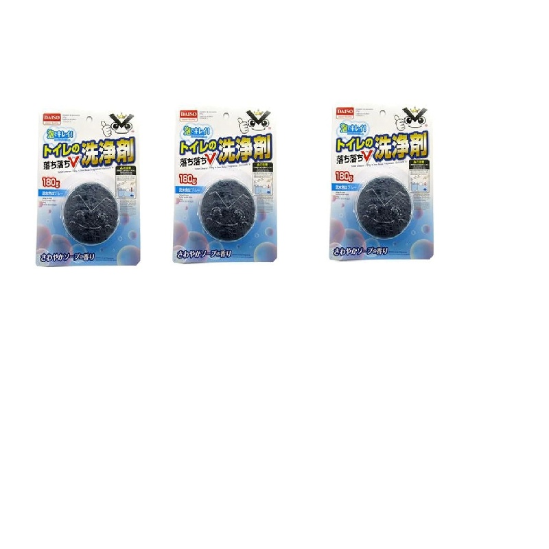 Daiso Viên Tẩy Rửa Toilet Ochiochi V Hương Xà Phòng 180g 6.3Oz No.10