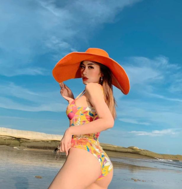 Nón cói đi biển vành siêu rộng 60 cm nhiều màu