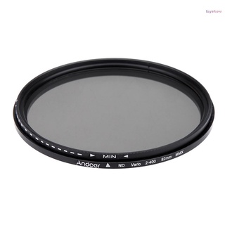 Kính lọc máy ảnh dslr andoer 82mm nd2 nd400
