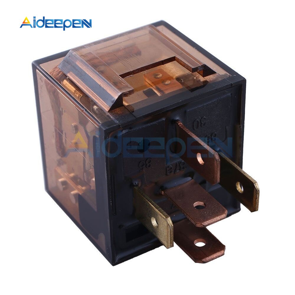 Rơ le công tắc tự động DC 12V 24V 80A 100A 5Pin SPDT cho xe hơi