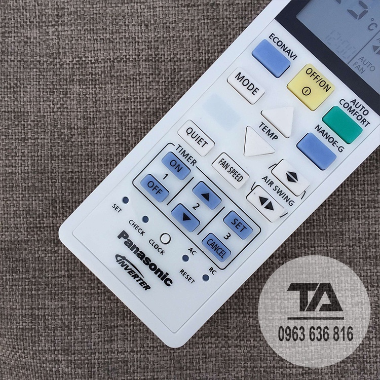 Điều khiển điều hòa Panasonic.┃Remote máy lạnh Panasonic. - CHÍNH HÃNG