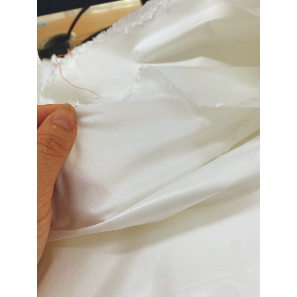 Vải may diều màu trắng khổ rộng 1.5m