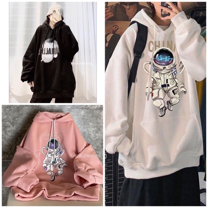 Áo Hoodie Nam Nữ Form Rộng Có Mũ Hoddie Nỉ Dày Unisex Áo Hoodies Nam Nữ Form Rộng In Hình 5d Hot