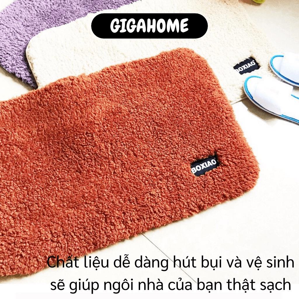 Thảm Lau Chùi Chân GIGAHOME Len Sợi Nhỏ, Thấm Hút, Chống Trượt, Trang Trí Nhà 40x60cm 5202