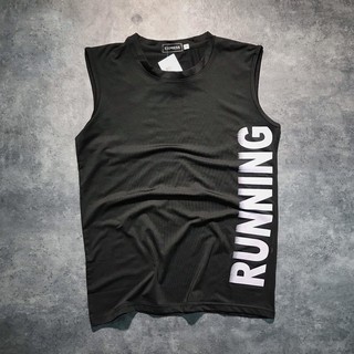 ÁO BA LỖ NAM, ÁO THUN NAM BA LỖ DẬP LOGO RUNNING