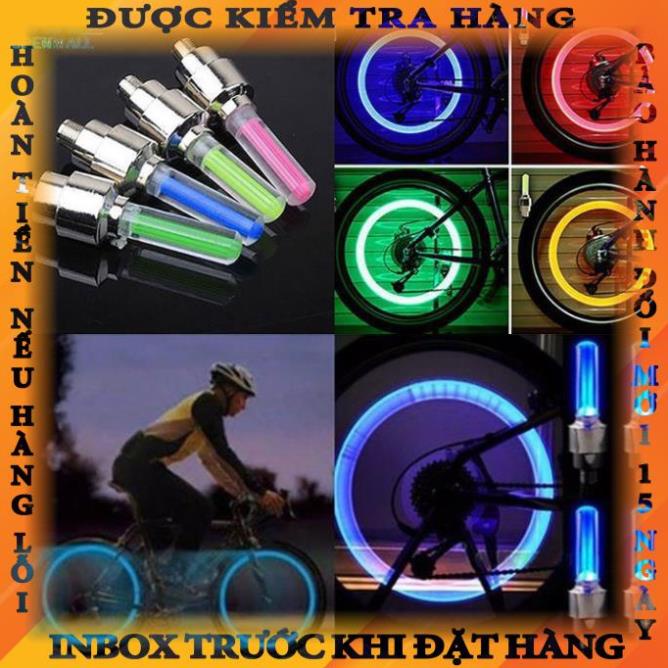 (1 chiếc kèm Pin) Đèn LED neon gắn van xe đạp/xe máy 🍉Duashop🍉 nguyenha