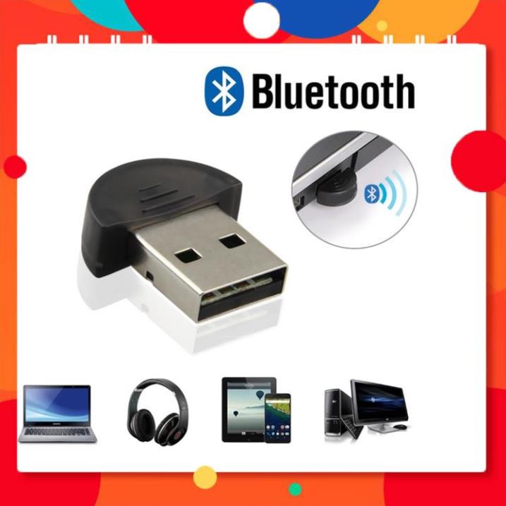 USB Bluetooth Dongle 5.0 HJX 001 giúp máy tính bàn, máy tính cây Laptop thu phát sóng bluetooth ARIGATOVN